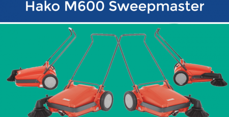 Pedestrian Floor Sweeper Hako M600 | Westexe Direct Ltd | Compact, pedestrian floor sweeper